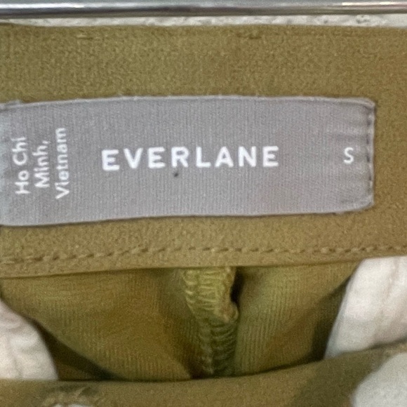 Everlane Women’s Olive Green Pointe Dream Trousers with inside drawstring- Small - Picture 3 of 6